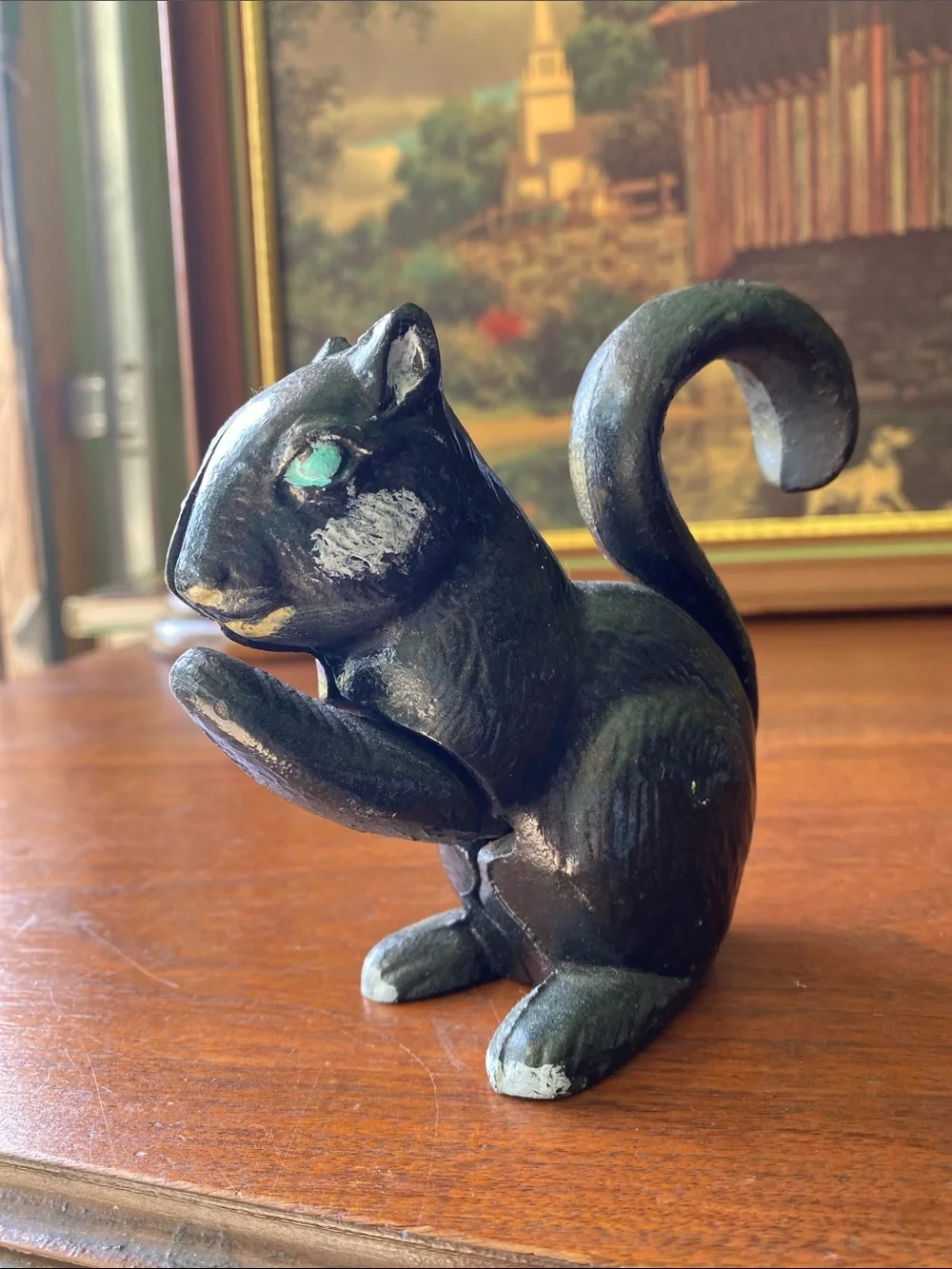 Vintage Cast Iron Squirrel Nutcracker